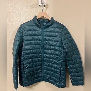Primary Women’s Deep Teal Lightweight Puffer Jacket